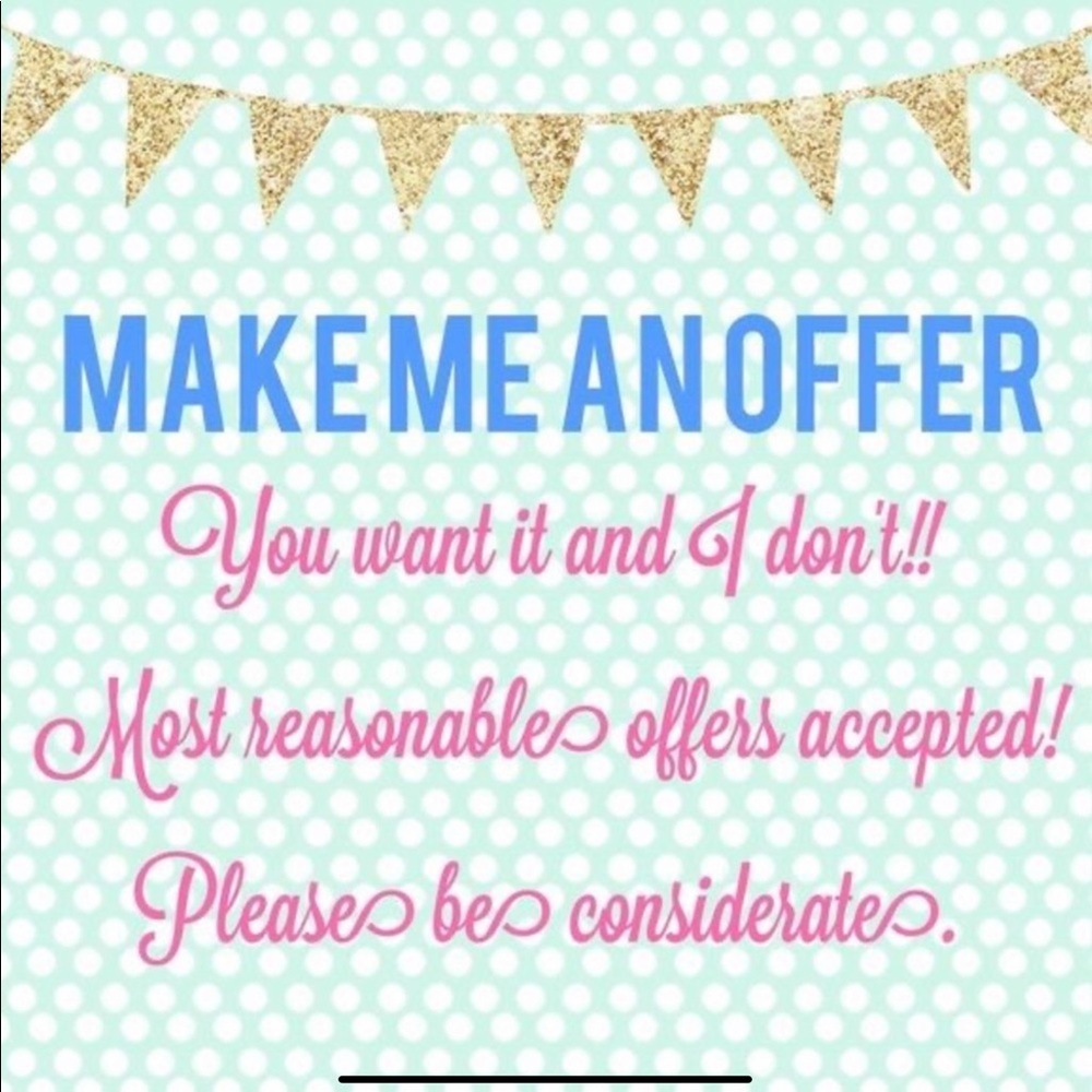 Reasonable offers considered